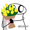 Stickers Flores amarillas 🌻🌼