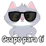 Stickers 😸 Gatos para contestar 📲