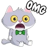 Stickers 😸 Gatos para contestar 📲
