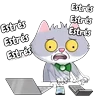 Stickers 😸 Gatos para contestar 📲