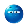 Stickers Emoji azul 🔵