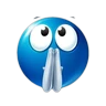 Stickers Emoji azul 🔵