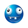 Stickers Emoji azul 🔵