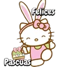 Stickers Hello Kitty Happy Easter 🐇