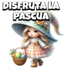 Stickers NIÑA DE PASCUA 🎀🥚🐰