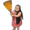 Stickers 👵🏻 Abuelita sicaria Carlota 🔫