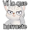 Stickers Gato frases para contestar🐈‍⬛💬
