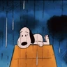 Stickers 🫐☔ SNOOPY Triste ☔🫐