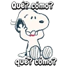 Stickers Snoopy ⚪⚫