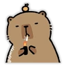 Stickers capibara 
