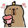 Stickers capibara 