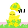 Stickers Conejo de Pascua Easter 🐰🥕🌷