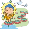 Stickers 佛門網表情貼圖2025 佛誕浴佛篇