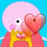 Stickers Meme peppa pig careca