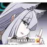 Stickers meme blue archive part 6