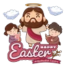 Stickers 循道衛理中心2025復活節祝福