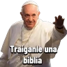 Stickers Papa francisco reacciones
