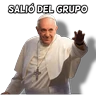 Stickers Papa francisco reacciones