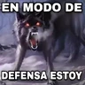 Stickers En modo de defensa estoy 🐺🛡️