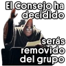 Stickers El Consejo ha Decidido Patric
