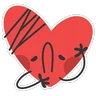 Stickers Corazon rojo ❤️🥰
