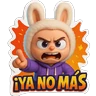 Stickers Labubu frases enojado 💥