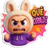 Stickers Labubu frases enojado 💥
