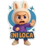 Stickers Labubu frases enojado 💥