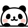 Stickers Emojis Animados osito panda🐼