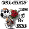 Stickers Snoopy día de la madre
