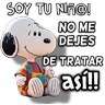 Stickers Snoopy día de la madre