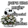 Stickers Snoopy día de la madre