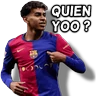 Stickers 🏆 Barcelona real Madrid 👑
