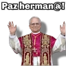 Stickers papa león XIV