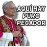 Stickers papa león XIV