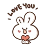 Stickers 勇敢的哈拿兔