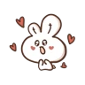 Stickers 勇敢的哈拿兔