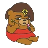 Stickers Maludbear