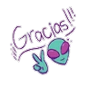 Stickers 👽👽 Soy un Marciano 👽👽