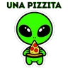 Stickers Soy Un Marciano 👽☘️