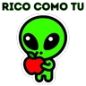 Stickers Soy Un Marciano 👽☘️