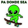 Stickers Soy Un Marciano 👽☘️
