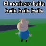 Stickers George pig ⛵El marinero baila🕺🏻