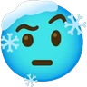 Stickers Frío emoji❄️❄️❄️