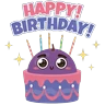Stickers 提子五歲生日sticker