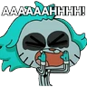 Stickers Gumball Beetlejuice🕷️🩵✨