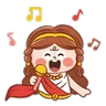 Stickers 葡京人娜娜