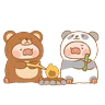 Stickers 罐頭豬LULU - 動物派對系列