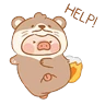 Stickers 罐頭豬LULU - 動物派對系列