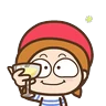 Stickers Little Red Hat 01